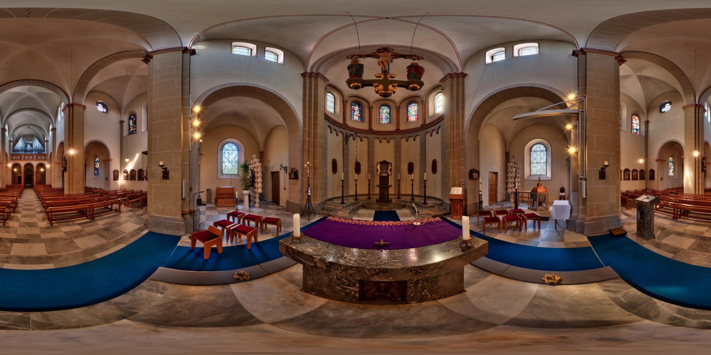St.Augustinus-Innenaufnahme 360°