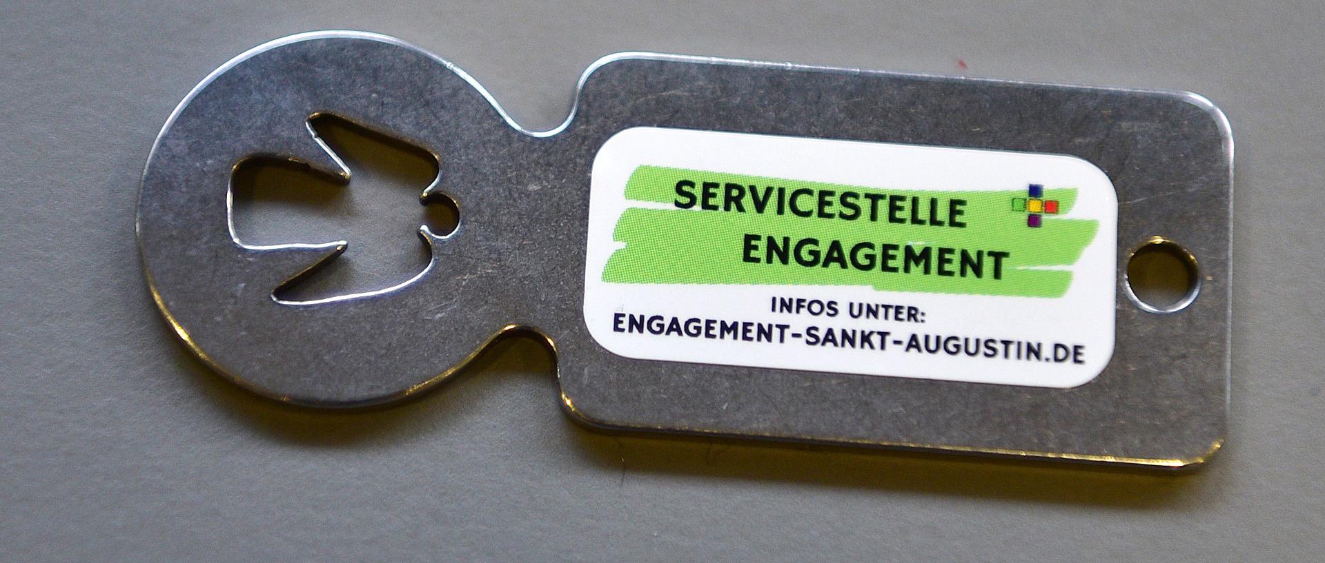 Schlüsselanhänger Servicestelle Engagement