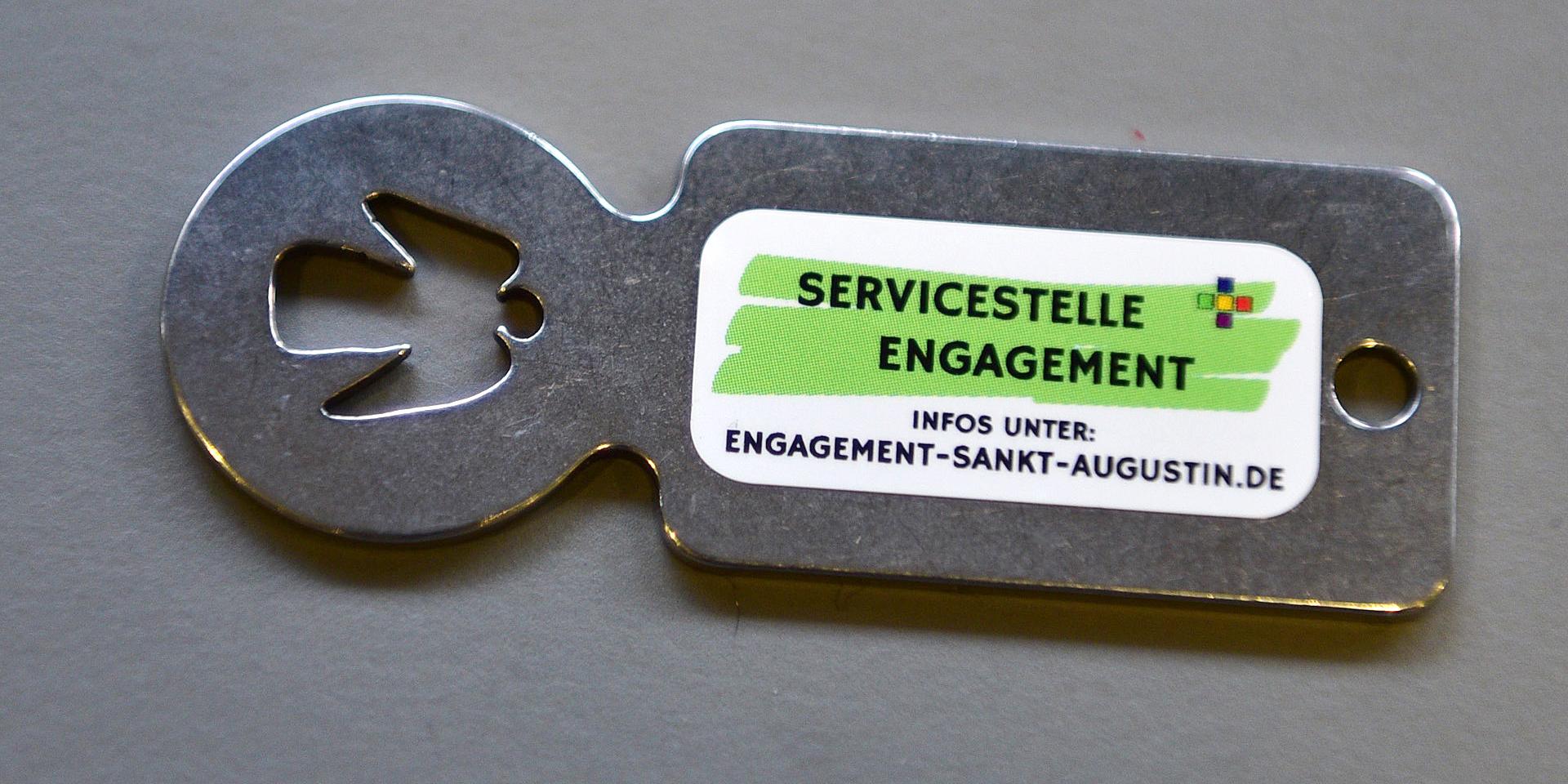 Schlüsselanhänger Servicestelle Engagement