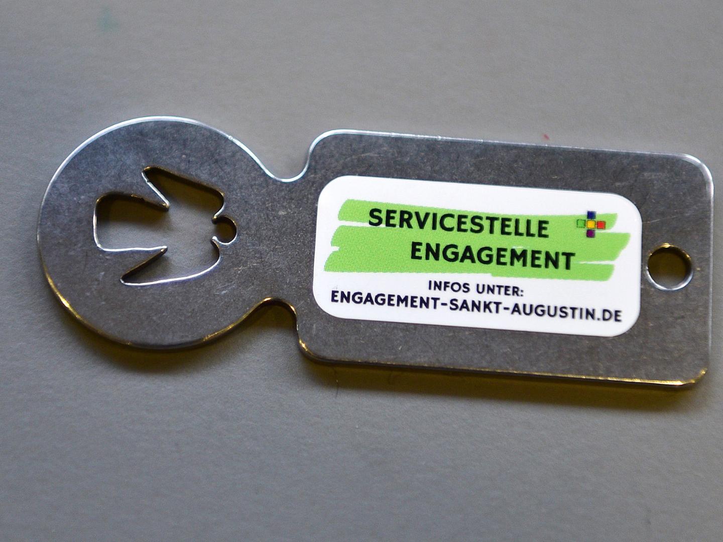 Schlüsselanhänger Servicestelle Engagement