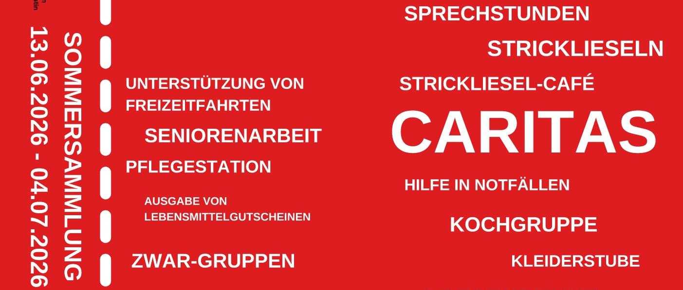 Caritas Sommersammlung Karte