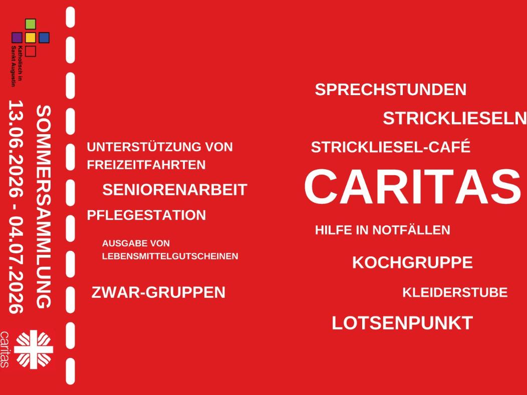 Caritas Sommersammlung Karte