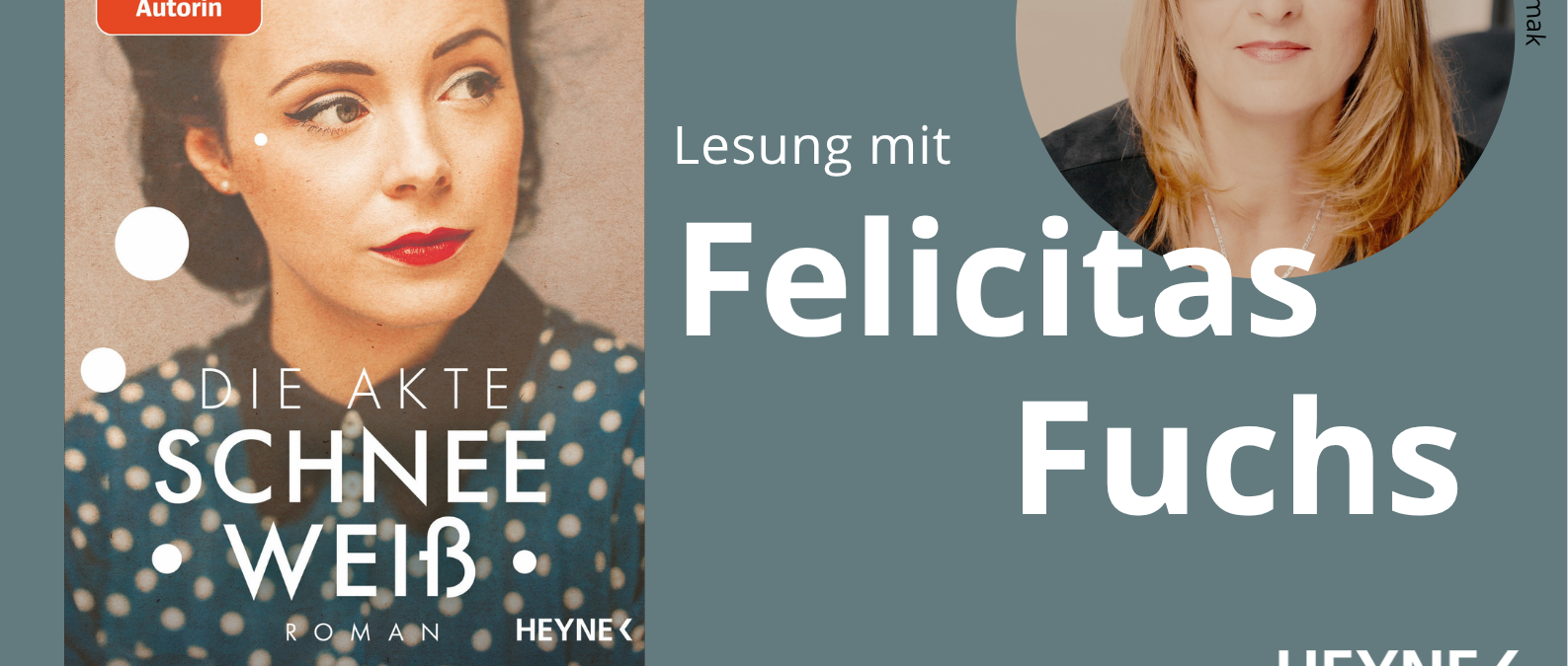 Fuchs, Felicitas_Die Akte Schneeweiß_Lesungsplakat