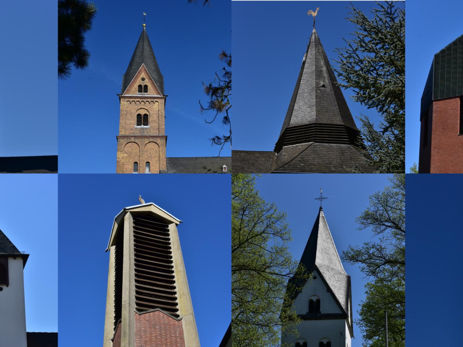 Kirchtürme im SB Sankt Augustin