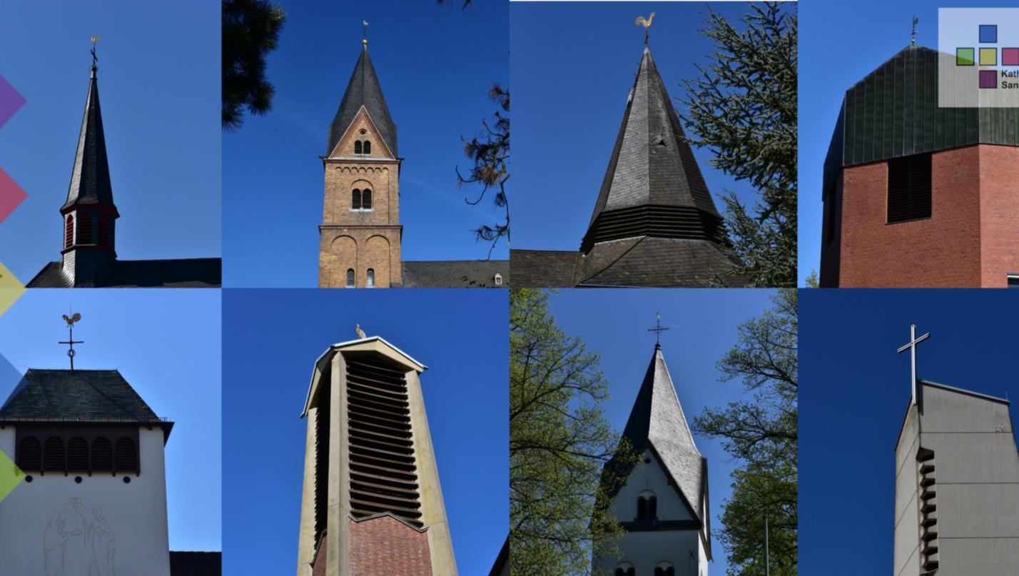Kirchtürme im SB Sankt Augustin