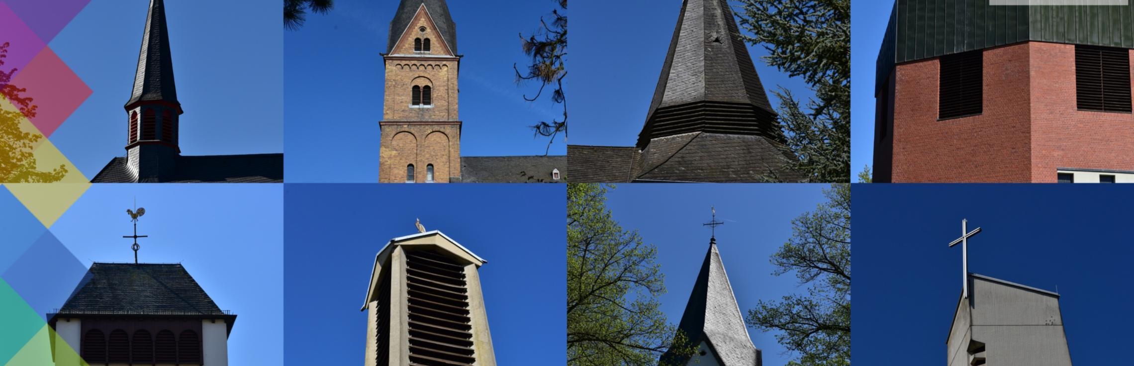 Kirchtürme im SB Sankt Augustin