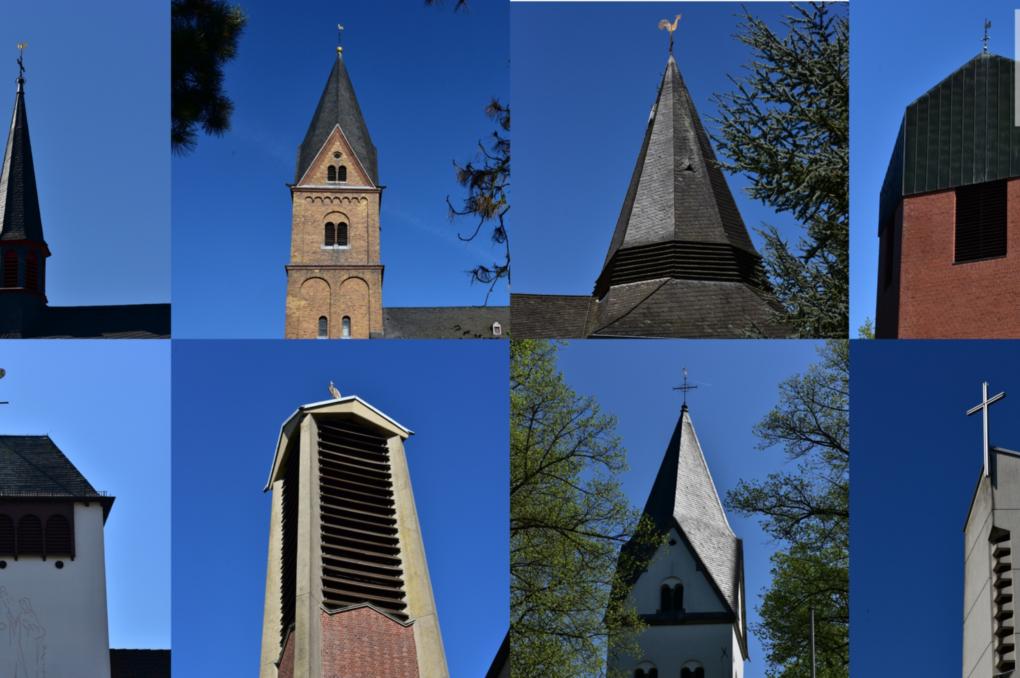 Kirchtürme im SB Sankt Augustin